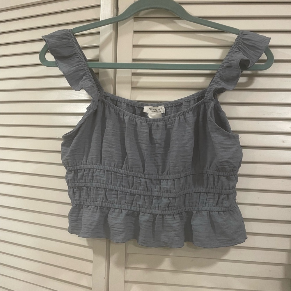 KIRIOS LOS ANGELES “Urban Romantics Ruffle Top” M